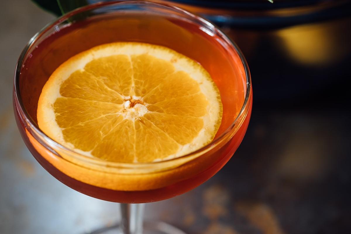 cocktail met sinaasappel