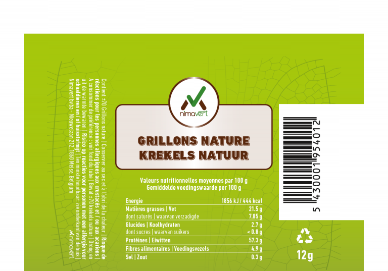 dried crickets
