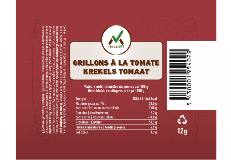 Krekels tomaat