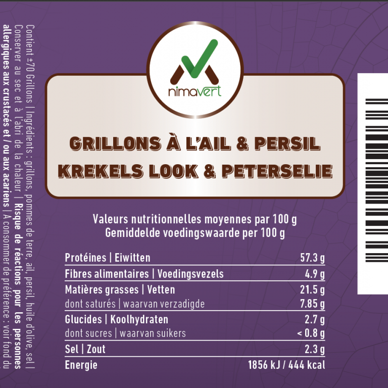 Grillons Ail Persil